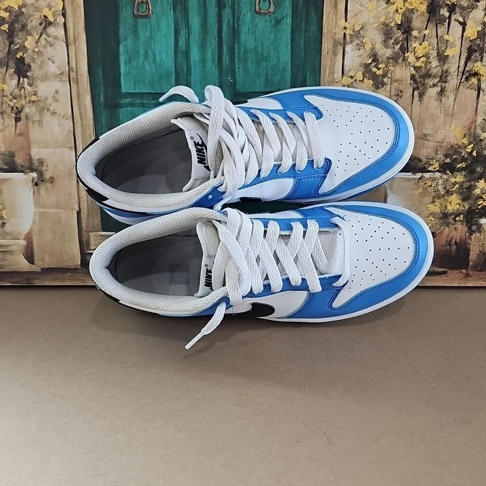 Nike‎ Dunk Low GS Photo Blue/White/Black FV7021-400 Unisex  Size 6.5